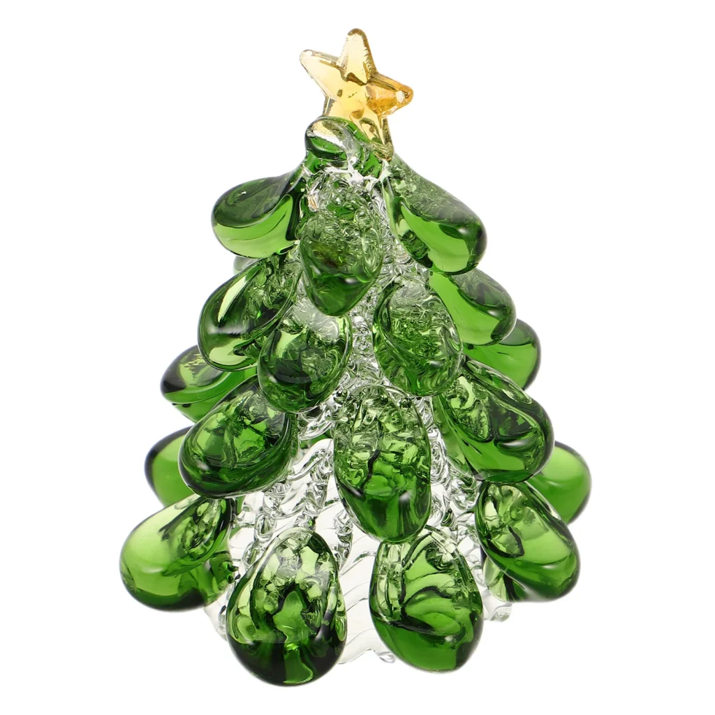 Elegant Glass Christmas Tree Centerpiece to Brighten Your Holiday Decor