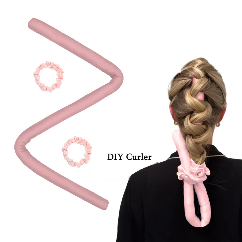 Effortless Morning Waves with This Comfortable No-Heat Silk Curling Headband