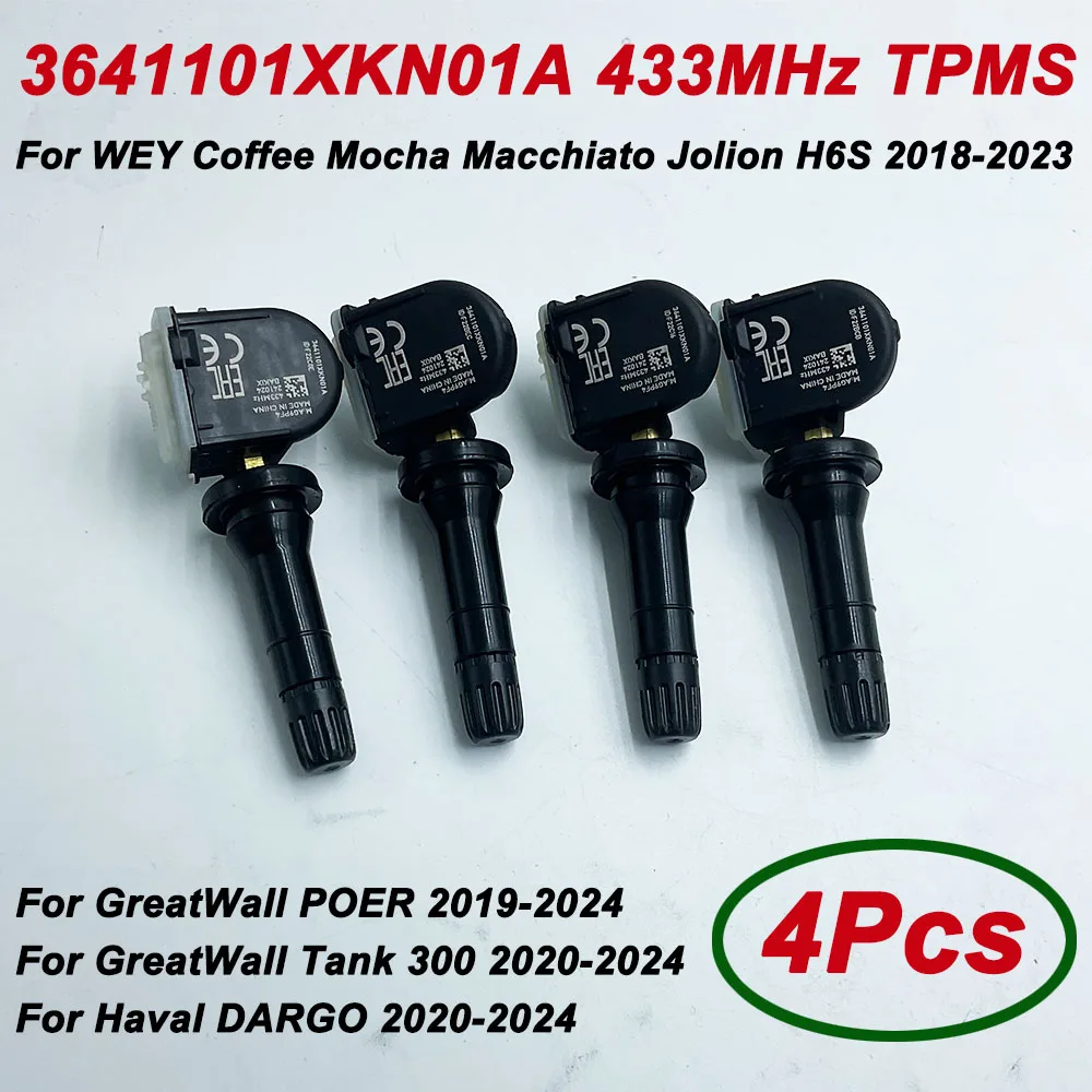 Reliable 4Pcs TPMS Sensors to Enhance Safety for Select SUV Models